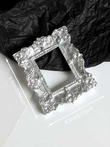 10个/1个复古奢华巴洛克风格树脂相框装饰，圣诞DIY童话娃娃屋迷你相框装饰，适合圣诞娃娃展示，送给家人和朋友的惊喜礼物，珠宝店景观配件