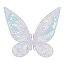 Đôi cánh tiên trắng dành cho người lớn, đôi cánh bướm cho bé gái, đôi cánh thiên thần, trang phục tiên nữ cho nữ, quà tặng tiệc Halloween - trắng - Xem 1