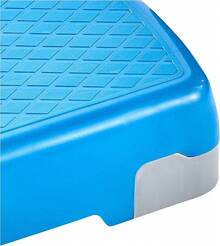 Tone Fitness Compact Aerobic Step Platform | Exercise Step - Medium Blue/Gray - View 5