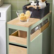 SoBuy Niche Cabinet BZR54-WN - Green - View 5