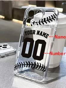 1个可定制棒球主题透明手机壳，兼容 16 Pro Max/15/17/13/12 Mini/11/XS Max/6/7/8 Plus，采用TPU材质，是棒球迷的最佳礼物。 - 無色 - 查看 6