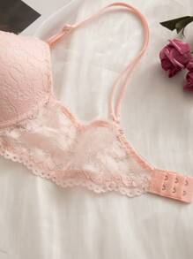 6 Packs Floral Lace Lift Bras - Precision Numbered Fit & Assorted Colors | Underwire Support