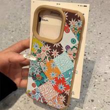 Funda para phone con diseño estampado de cuadros. Compatible con phone X, 14 Pro, 16, 15 Plus, 11, 12, 13 y XS. Piel sintética suave. - Colores mixtos 1 - Ver 6