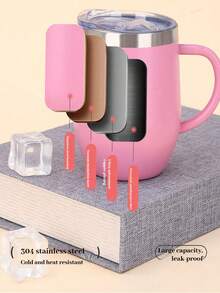 1pc Custom 12oz Stainless Steel Vacuum Insulated Tumbler With Handle Personalized Wine Tumbler - Personalized Egg-Shaped Cup, Modern, Bohemian, Perfect Birthday Gift For Lover, Girlfriend, Mother, Father, Ideal For Valentine's Day, Anniversary, Christmas, Thanksgiving,Multi-Functional, Ornamental,Reusable,Exquisite, - Multicolor - View 5