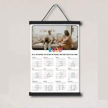 Calendario da parete personalizzato con foto 2026, regalo personalizzato unico, decorazione da parete con calendario personalizzato con la tua foto e benedizioni per casa, soggiorno, sala da pranzo, ufficio, migliori regali per compleanni e lauree