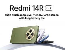 Xiaomi Redmi 14R Smartphone, 6.88" Eye Protection Display, Snapdragon 4 Gen2 Chipset, 120Hz High Refresh Rate, Side-Mounted Fingerprint Unlock, 5160mAh Large Battery, 18W Fast Charging, Chinese Version Dual SIM, Supports English And Chinese