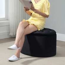 Storage Benches & Ottomans - Black - View 8