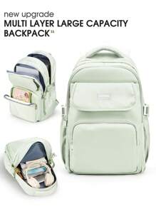 43*13*30cm Cute Children's Backpack, Suitable For Teenage Girls, Elementary, Middle, High School, College Students, Large University Travel Backpack, Girls' Daily Travel Backpack, Fits 15.6 Inch Laptop, Random Old Or New Version - Multicolor - View 15