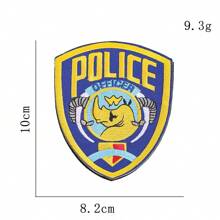 Parches tácticos, insignias de cosplay con gancho y bucle, bordados con apliques de animales, emblemas militares para mochilas, gorras, chaquetas, brazaletes y adornos