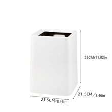 A Lidded Trash Can With An Inner Bucket, Large-Capacity Deodorizing Sealed Garbage Bin For Kitchen, Living Room, And Bathroom Use, Powder Coating Surface Treatment, Suitable For Indoor Use Only, Bathroom Waste Basket, Elegant Waste Container,Garbage Bin, Household Swing Lid Toilet, Living Room, Office, Highly Attractive Paper Basket, Bathroom, Kitchen, Garbage Bin