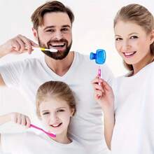 1Pc Toothbrush Storage Clip, Essential Toothbrush Protective Cap For Home Portable Travel, Storage Box, Portable Toothbrush Head Protective Jacket, Protect Your Toothbrush Neatly And Take Care Of Your Oral Health, Essential Toothbrush Protective Cover For Travel, Portable Toothbrush Protective Cover
