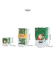 12PCS/SET Christmas Surprise Gift Box Explosion For Money, Christmas Explosion Gift Box, Surprise Pop Up Money Box For Merry, Merry Christmas Money Holders For Cash - Multicolor - View 3