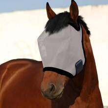 Breathable Mesh Anti-Mosquito Horse Face Mask, Sun Protection Horse Riding Supplies