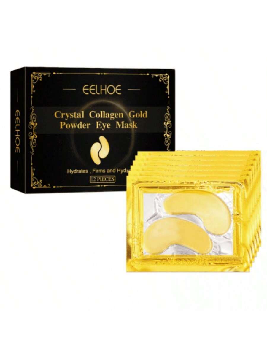 Mascarilla de colágeno dorado para ojos