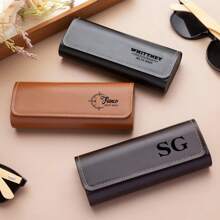 个性化定制男士太阳镜盒，定制软眼镜盒，个性化眼镜盒，个性化伴郎礼物