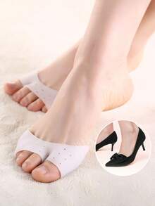 4PCS-Foot Protection Pad, Sole Protection Cover, Toe Cover, Silicone Forefoot Pad, Toe Pad, Ball Pad, Breathable Forefoot Pad, Flexible Protective Cover, Wear-Resistant, Used To Relieve Metatarsal Pain, Prevent Calluses And Blisters.2pcs