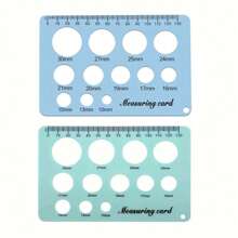 Nipple Ruler For Flange Sizing, Nipple Measurement Tool For Flanges, Silicone And Soft Nipple Flange Measure Tool, Breast Pump Nipple Size Ruler For New Mothers - Multicolor - View 10