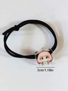 1pc/5pcs/10pcs Customized Acrylic 3D Spring Hair Clips, Acrylic Custom Pet, Character, Anime, Celebrity, Idol, Game Cute 3D Spring Hair Clips, Waterproof And Dirt-Resistant, Can Be Given As Gifts To Friends And Classmates, Offline Activities, Comic Conventions, Concert And Music Festival Accessories To Make You Stand Out! - Black - View 3