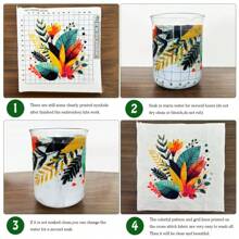 1 Set Of 30 * 40cm/11.8 * 15.7in Frameless 11CT/14CT Printed Fabric Cross Stitch DIY Kit, With Green Plant Patterns In Front Of The Window, Suitable For Relaxing DIY Embroidery Sets For Adults And Beginners, Including Printing Cloth, Needles, Threads, Drawings, And Instructions. Handmade Artworks, Home Wall Decorations, Gifts - Multicolor - View 10