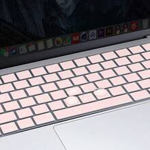 Funda protectora para teclado compatible con 15 pulgadas M3 A3114 M2 A2941/13.6 A3113 A2681/Pro 14/16 M4 M3 M2 M1, verde medianoche - Rosa tiza - Ver 4
