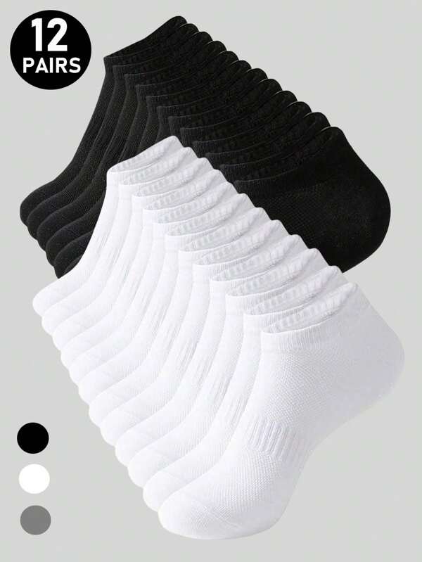 1/12/15 زوج من جوارب الكاحل الأساسية للسفر للرجال والنساء، جوارب كاحل منخفضة ناعمة وخفيفة الوزن تناسب كل الملابس، جوارب وجوارب طويلة للنساء مناسبة للربيع والصيف والخريف والشتاء، جوارب سوداء وبيضاء ورمادية قابلة للتنفس، هدايا مثالية للتنزه والعودة إلى المدرسة وعيد الهالوين والميلاد