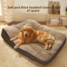 Luxury XXL Orthopedic Dog Bed - Detachable Washable Sofa For Large Breeds 15-50kg, Non-Slip Bottom & High-Density Foam, All-Season Premium Pet Bed (Christmas Gift Idea - Grey - View 7