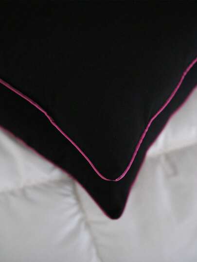 1pc Hotel And Home Bed Pillow, Luxury Hotel Quality, Made With Premium Soft Feather Alternative Filling, Comfortable High Elasticity Pillows, Suitable For Bedroom, Guest Room, Dorm Room (45 X 66cm 1/2Pcs Set) view 4