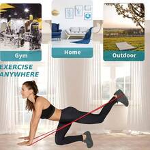 4 件/套阻力带、引体向上辅助带、锻炼带、健身带、腿部阻力带、肌肉训练、塑形、男女通用 - 彩色 - 查看 4