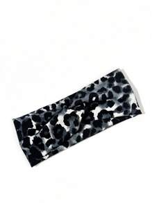 Women Bandana 4pcs Women Yoga Headband, Thick Stretchy Bohemian Solid Color & Leopard Printed Headwraps, Soft & Absorbent For Sports Fashion Hair Accessories Classic Hair Bands, Hairband Fall Winter For Vacation Outfits Woman