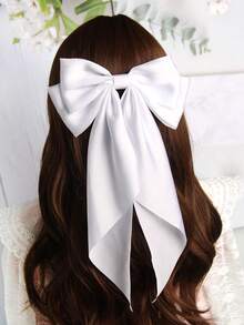 10个随机颜色大蝴蝶结发夹，可爱发饰，适合女孩在节日、生日派对和日常使用 - 彩色 - 查看 3