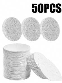 10/20/30/50 Stücke herzförmige komprimierte Gesichts-Reinigungsschwämme, für die Gesichtsreinigung, Massage, Peeling, Gesichtsmaske, Make-up-Entfernung - ultra-weicher exfolierender Make-up-Entferner für tiefe Reinigung, parfümfrei, unisex, Reise-Hautpflege-Grundbedarf, Herzdesign, sanftes Scrub-Material