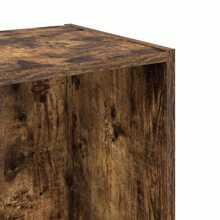 Bücherregal Räuchereiche 40x30x77 cm Holzwerkstoff