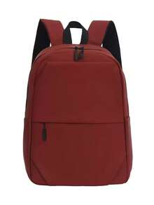Men's Waterproof School Backpack, Stylish, Simple And Practical - Rojo - Ver 2