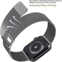 New Milanese Stainless Steel Ring-Shaped Magnetic Watch Strap Metal Magnetic Watch Strap Ultra1/2 Is Unisex And Suitable For 45/49/38/40/41/42/44mm. It Is Compatible With Apple Watch Series 1/2/3/4/5/6/7/8/Se. It Is Breathable, Lightweight, Non-Stuffy, Non-Irritating, And Non-Falling Off. The Entire Apple Watch Strapseries Can Be Used With S9 And S10 Sports And Home Waterproof Watch Straps ﻿ ﻿ ﻿