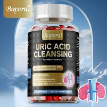 Uric Acid Cleansing - Helps Balance The Kidneys, Relieve Uric Acid, Enhance Immunity, And Promote Joint And Urinary Tract Health - 120pcs - 一瓶 - 試用階段 - 查看 1