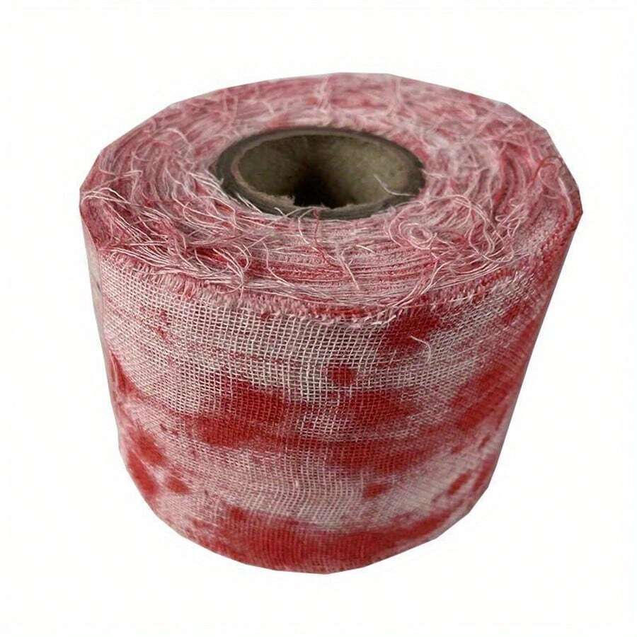 Vật dụng trang trí tiệc Halloween rùng rợn - Băng vải dính máu, đạo cụ kinh dị, bộ dụng cụ mô phỏng chấn thương - Nhiều màu - Xem 1