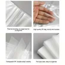 288 槽透明大容量卡片相册，3 英寸迷你相册，9 格展示，毕业礼物，家居装饰，耐用存储整理器，相册 | 矩形相册 | 透明结构 - 彩色 - 查看 4