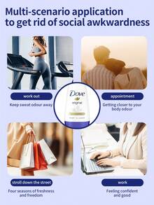 Dove 1支40毫升多芬女士经典原味走珠止汗露，温和亲肤配方，有效控制异味，适合所有肤质，日常腋下护理 - 新40ml 經典原味 女士 - 查看 5