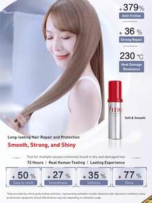 Fino 70ml Luxurious Smoothing Hair Oil, Designed For Dry & Damaged Hair, 72-Hour Long-Lasting Waterfall-Like Softness, Leaves Hair Soft, Smooth, Moisturized And Glossy, Repairs Damaged Hair, Infused With 22 Concentrated Skincare-Grade Nourishing Ingredients, Black Cumin Seed Oil And Pearl Peptide Technology, Elegant Floral Fragrance Lasts For 72 Hours, Suitable For All Hair Types, Best Results On Damp Hair, Instant Effects. - Hair Oil - View 5