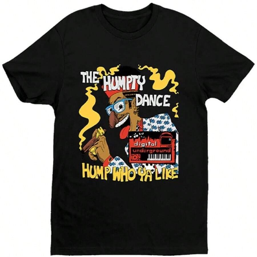 Vtg Digital Underground The Humpty Dance Cotton S-3XL Black Unisex Shirt - 黑色 - 查看 1