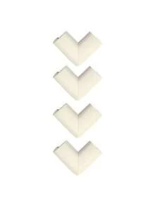 4 Stücke weiche Kantenschutz, Kollisionen verhindern, Möbel Tischeckenschutz, Sicherheits-Gummi-Eckenschutz für Kamin, Treppen, Schränke zum Schutz der Familie