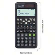 417 Multi Functional Scientific Function Calculator - Designed Specifically For Student Exams, Perfect For Office Students, Packaged In An Economical And High-End Appearance-