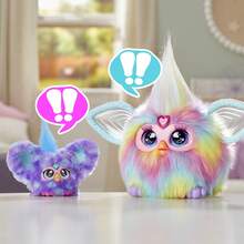 Furby Furblets Groo-Vee 迷你朋友，超过 45 种音效和音乐，只会说 Furbish 语，电子毛绒玩具，紫色，返校礼物，适合 6 岁及以上儿童 - GROO-VEE - 查看 5