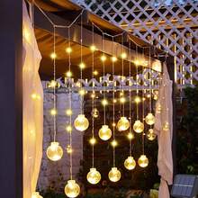 [Hot Recommendation] Solar New Wishing Ball Light, 8 Lighting Modes, Garden, Patio, Porch, Wedding, Party, Christmas, Halloween, New Year Outdoor Decoration, Solar Outdoor Light, Outdoor Garden Light - 1PC 圓球燈-暖白-太陽能 - 查看 2