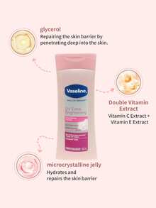 Vaseline 1瓶100毫升凡士林亮肤保湿身体乳，含3.5%烟酰胺和维生素C，便携式亮肤保湿乳液，适合暗沉肌肤，旅行必备 - 新身體乳100ml 美白 - 查看 3