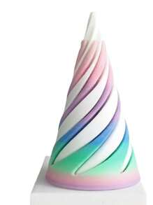 3D打印减压旋转玩具，螺旋3D结构双色漩涡玩具，万圣节礼物，圣诞节礼物