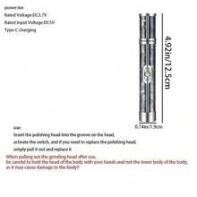 Type-C Ladegerät Nagelpflegemaschinen-Set, mit 11 Polierspitzen und 26 Schleifscheiben, tragbares elektrisches Maniküre- & Pediküre-Werkzeug, geruchlos langanhaltend Lithium-Akku, inklusive Nagelfeile und Nagelhautschiebers, unverzichtbar für Zuhause & Salon, tolles Geschenk für Frauen