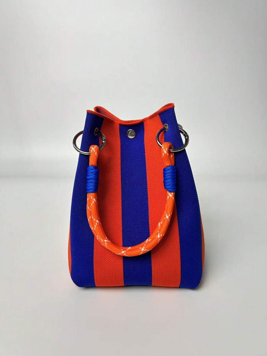 Túi Tote Phong Cách Hàn Quốc Dung Tích Lớn Cho Nữ, Túi Xách Thời Trang & Bền Bỉ, Thích Hợp Cho Việc Mua Sắm, Du Lịch Và Lưu Trữ. Túi Dệt Cá Nhân Hóa, Món Quà Tuyệt Vời Cho Bạn Bè