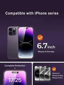 2 piezas de protector de pantalla de vidrio templado anti-espionaje, compatible con la serie iPhone, cobertura de pantalla completa, protector de pantalla de privacidad, anti-arañazos, anti-colisión, adecuado para iPhone 11/12/13/14/15/16/16 Plus/16 Pro/16 Pro Max/16e/17 Series, regalo de cumpleaños, familia, amigos, protector de pantalla de teléfono móvil, accesorios de teléfono móvil, Halloween, regalo de Halloween