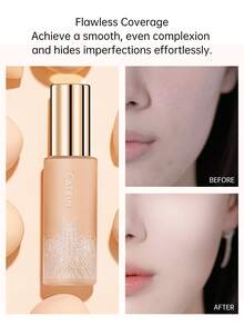 Fundación líquida CATKIN Dreamworld de cobertura ligera y media, tono marfil claro, de larga duración y de construcción, 30ml C01 Natural (control de aceite) - C01 Natural (Control de aceite) - Ver 3